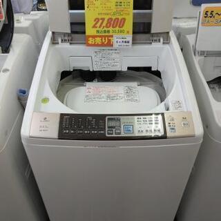 J004★6ヶ月保証★8K/4.5K★洗濯乾燥機★HITACHI BW-D8PV 2012年製  