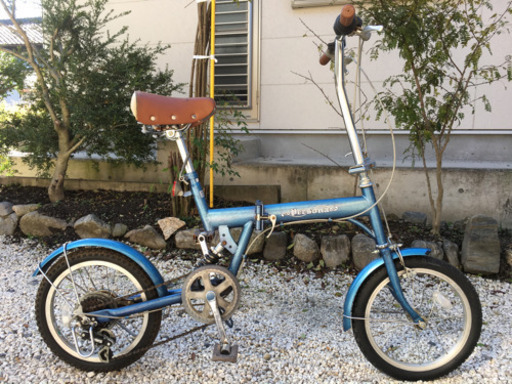 163.折りたたみ自転車16インチ(6段変速、リアサス)
