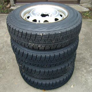 スタッドレスタイヤ 155/80R13 ブリジストン REVO GZ