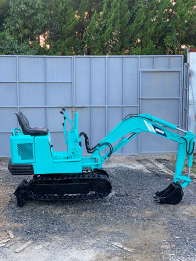 四日市発★KOBELCO コベルコミニ油圧ショベル　SK-007 1278hr 再塗装　クローラ良好　操作確認　実働品