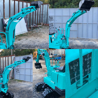 四日市発★KOBELCO コベルコミニ油圧ショベル　SK-007 1278hr 再塗装　クローラ良好　操作確認　実働品の画像