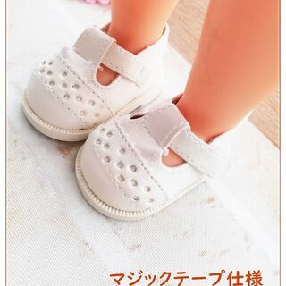 【ホワイト】ソランちゃん 靴　メルちゃん　靴　サイズ　ディズニー　アニメータードール　輸入品の画像