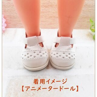 【ホワイト】ソランちゃん 靴　メルちゃん　靴　サイズ　ディズニー　アニメータードール　輸入品の画像