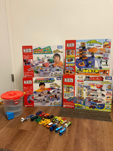 トミカビル、自動車工場など22点セット