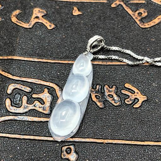 福袋 ネックレス 枝豆 本翡翠 氷ヒスイ 高級氷種 誕生日プレゼント 手作り 本物保証