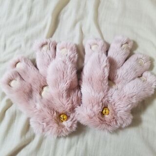 モコモコ手袋の画像