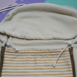 フリース ベビーカー防寒 フットマフの画像