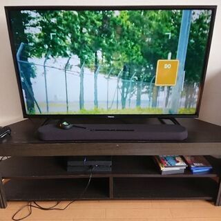 アンティーク・ビンテージ好きにオススメ　木製テレビ台　大型テレビ...