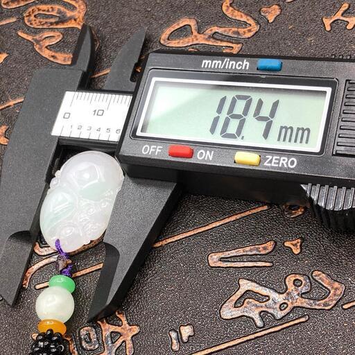 本物保証 ネックレス 瓢箪 本翡翠 氷ヒスイ 誕生日プレゼント 縁起物 魔除け 
