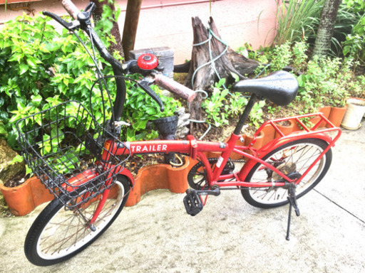 可愛い、折りたたみ自転車