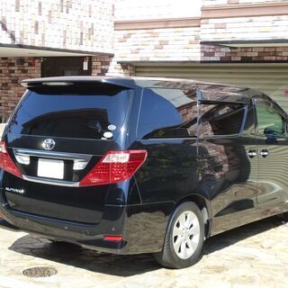 検査3年11月アルファード240G 7人乗 両側パワスラ/HDDナビ/地デジ/Bluetoothオーディオ/スマートキー/HID/別途スタッドレス付きアルミ積込の画像