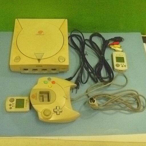 JM8686)SEGA ドリームキャスト 本体 一式 ソフト1つ付き 動作OK 中古品【取りに来られる方限定】