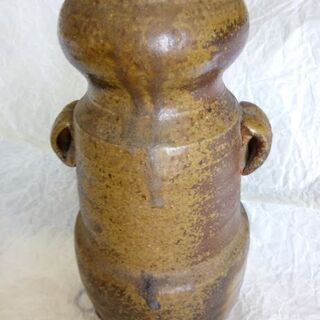 茶道具-花入れ　丹波 耳付き/作家物の画像