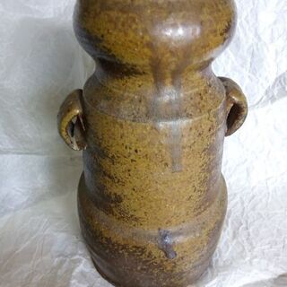 茶道具-花入れ　丹波 耳付き/作家物の画像
