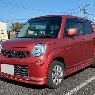H23年式 日産 モコ G ターボ ピンク アルパイン ナビ フ...