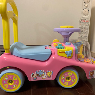 【お値下げ】🌈キティ🌈乗用玩具★手押し車★室内のみ使用→お外でも...