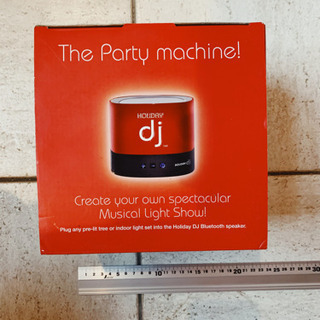 ホリデイDJ Bluetooth イルミネーションスピーカーの画像