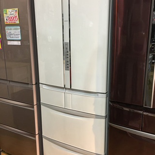 美品 2014年製 HITACHI 475L フレンチドア 冷蔵庫 R-FR48M4 真空チルド 日本製 日立