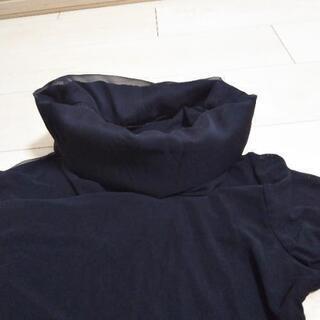 黒タートルネック(used)　レディース　M〜Lの画像
