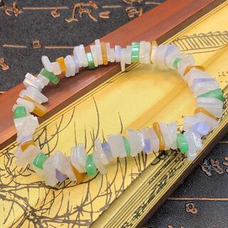 ブレスレット 本翡翠 氷ヒスイ 誕生日プレゼント 天然石 縁起物 鑑別書有