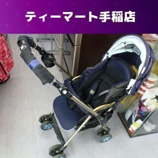 値下げしました！コンビ ベビーカー ディアクラッセ オート4キャス ホワイトレーベル XA-600 プレミアムネイビー combi 