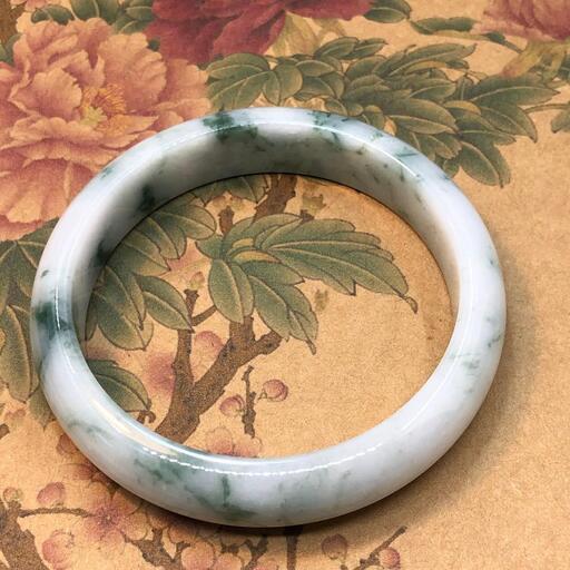 福袋 バングル 本翡翠 ヒスイ 二色 誕生日プレゼント 縁起物 レディース 鑑別書