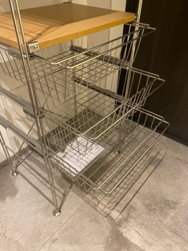無印良品　ラック　ワイヤー引き出し付き