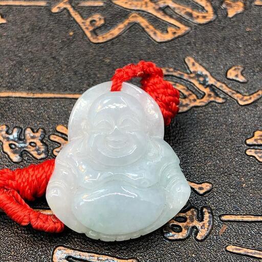 福袋 ネックレス 仏様 本翡翠 氷ヒスイ 誕生日プレゼント 魔除け 手作り 本物保証