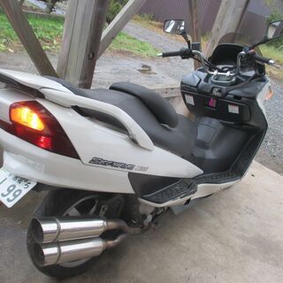 決まりました！スカイウェイブ250　ＣＪ43　外装ボロですがインジェクションです♪　プロフ必見の画像