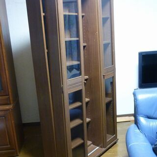 前扉スライド本棚　難あり 再値下げの画像
