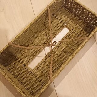 差し上げます ティッシュケースの画像