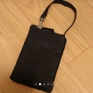 ビーズ ビジュー スマホケース ポーチ 小物入れの画像