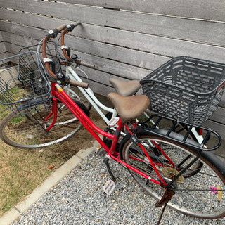 【再投稿】自転車二台まとめ差し上げますの画像