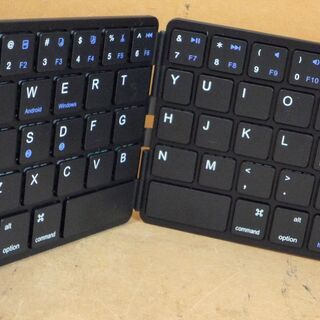 ☆イーウィン EWiN R018-180187 折り畳み式ワイヤレスキーボード◆いつでもどこでも使えるの画像