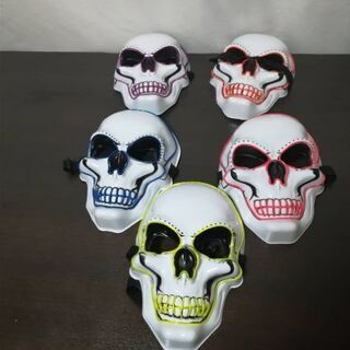 ラスト！ドクロマスク　ハロウィン　ハロウィン仮装　光るの画像