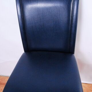 3653 カウンターチェア 3脚セット ナラ材 木製 ネイビー D40×W46.5×H115cm 座面高さ77cm 愛知県岡崎市 直接引取可