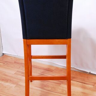 3653 カウンターチェア 3脚セット ナラ材 木製 ネイビー D40×W46.5×H115cm 座面高さ77cm 愛知県岡崎市 直接引取可
