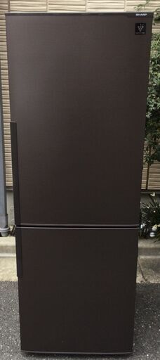 【RKGRE-477】特価！SHARP シャープ/270L プラズマクラスター冷蔵庫 /SJ-PD27Y-T[ブラウン系]/中古品/2014年製/当社より近隣無料配