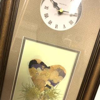 ★激安‼️押し花🌸掛け時計☆の画像