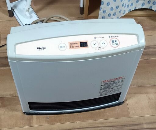 【変換プラグ付き】リンナイガスファンヒーターKN-357E-1