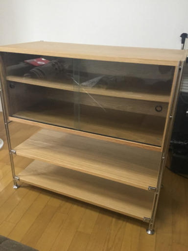 【引き渡し者決定】無印良品　棚　ステンレスユニットシェル
