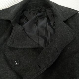 【近日処分しますので、お急ぎ下さい】無印良品 ウールPコート　紳士Ｍ・グレーの画像