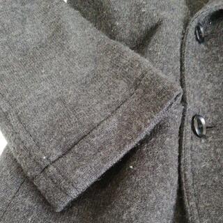 【近日処分しますので、お急ぎ下さい】無印良品 ウールPコート　紳士Ｍ・グレーの画像