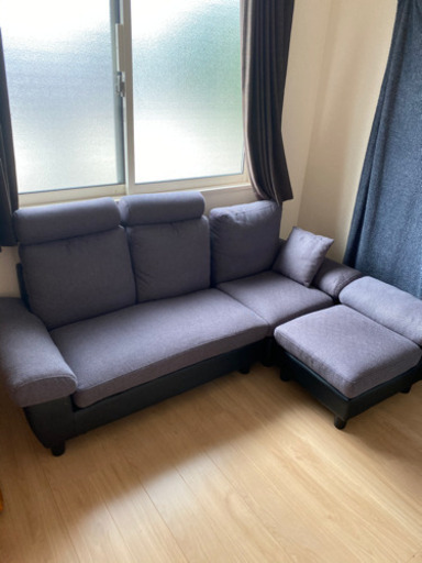 美品！カウチソファー3人掛け。早い者勝ちです笑