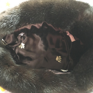 ファー　帽子の画像