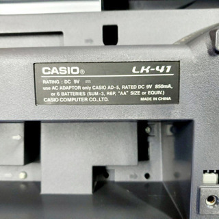 ②33番 CASIO✨電子ピアノ✨LK-41‼️の画像
