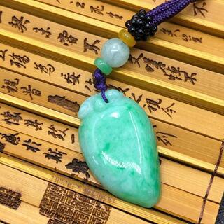 福袋 ネックレス 桃 本翡翠 ヒスイ 誕生日プレゼント 縁起物 ...