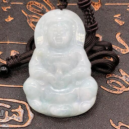 福袋 ネックレス 観音様 本翡翠 ヒスイ 誕生日プレゼント 安産祈願 手作り 本物保証7