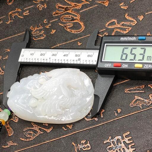 福袋 ネックレス 梟 本翡翠 氷ヒスイ 誕生日プレゼント 手作り 天然石 鑑別書有