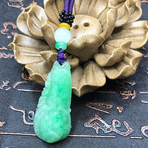 福袋 ネックレス 蘭 本翡翠 氷ヒスイ 誕生日プレゼント 高級緑色 天然石 本物保証